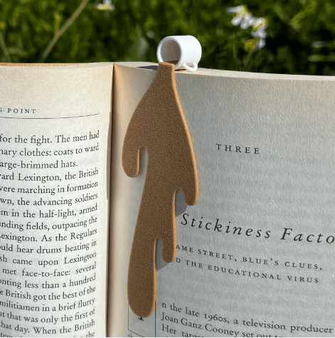 Creative Coffee Bookmark – Cute Resin Book Marker for Coffee Lovers - Hearth&Hive