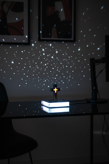 Levitating Ornament – Home Office Scene