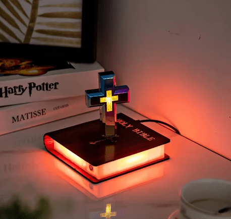 Magnetic Levitating Starry Sky Ornament – Floating LED Home Decor - Hearth&Hive