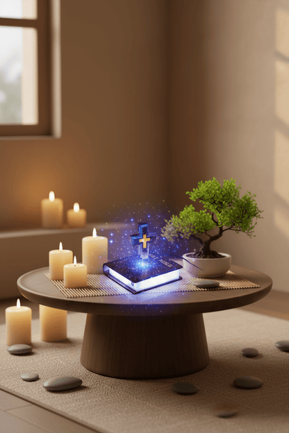 Magnetic Levitating Starry Sky Ornament – Floating LED Home Decor - Hearth&Hive
