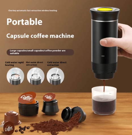 Portable Capsule Coffee Machine – Compact Espresso Maker for Travel & Home - Hearth&Hive