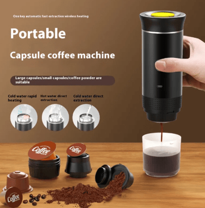 Portable Capsule Coffee Machine – Compact Espresso Maker for Travel & Home - Hearth&Hive