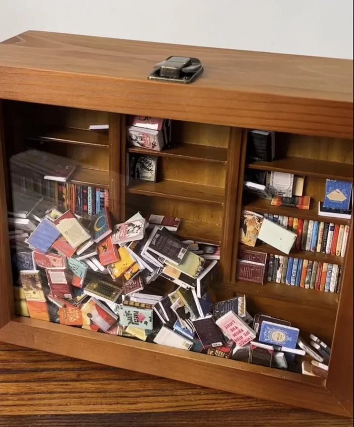 Quirky Bookshelf Desk Decor – Fun Novelty Gift for Home & Office - Hearth&Hive