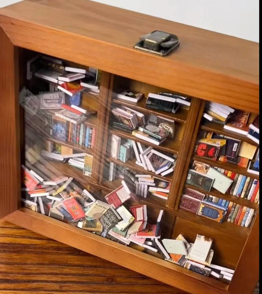 Quirky Bookshelf Desk Decor – Fun Novelty Gift for Home & Office - Hearth&Hive
