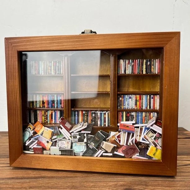 Quirky Bookshelf Desk Decor – Fun Novelty Gift for Home & Office - Hearth&Hive